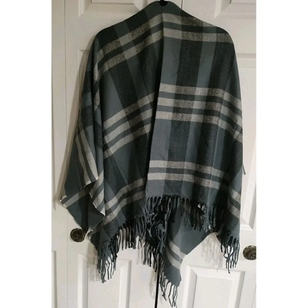 Siizu For Causebox Open‎ Front Women's  Ruana Shawl